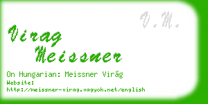 virag meissner business card