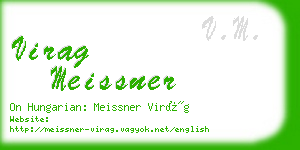 virag meissner business card